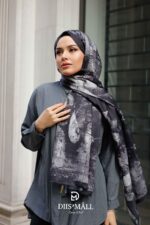 Estella Desen Soft Şal - Siyah