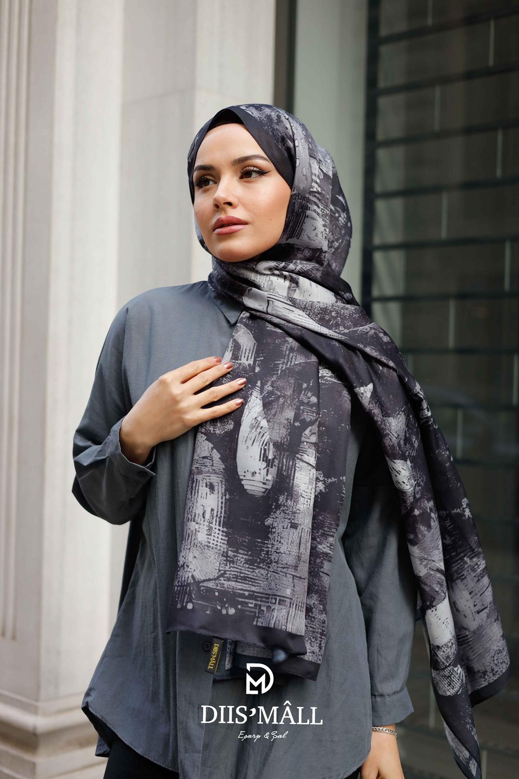 WhatsApp Image 2026-01-27 at 12.23.16 (3) Estella Desen Soft Şal - Siyah - Görsel 1