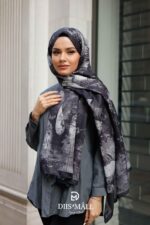 Estella Desen Soft Şal - Siyah - Görsel 3