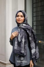 Estella Desen Soft Şal - Siyah - Görsel 5