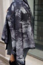 Estella Desen Soft Şal - Siyah - Görsel 6