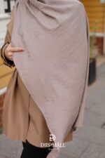 Zeytin Dalı Dubai Organic Şal - Toprak - Görsel 7