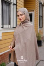 Zeytin Dalı Dubai Organic Şal - Toprak - Görsel 3