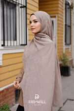 Zeytin Dalı Dubai Organic Şal - Toprak - Görsel 2