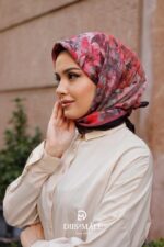 Pamila Viskon Eşarp - Bordo