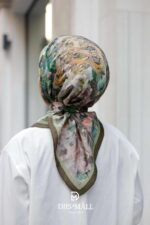 Pamila Viskon Eşarp - Haki - Görsel 7