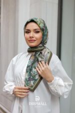 Pamila Viskon Eşarp - Haki - Görsel 3