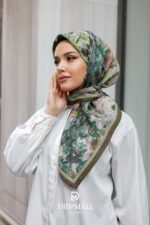 Pamila Viskon Eşarp - Haki - Görsel 6