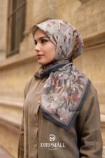 Pamila Viskon Eşarp - Kahve - Görsel 5