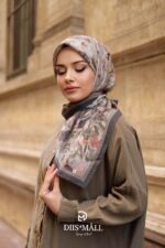 Pamila Viskon Eşarp - Kahve - Görsel 3