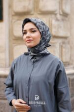 Pamila Viskon Eşarp - Siyah - Görsel 5