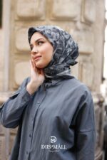 Pamila Viskon Eşarp - Siyah - Görsel 6