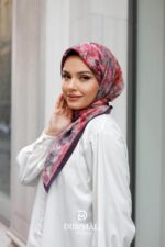 Pamila Viskon Eşarp - Gül Kurusu - Görsel 2