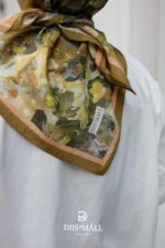 Pamila Viskon Eşarp - Zeytin Yeşili - Görsel 6