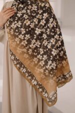 Flora Desen Soft Şal - Bakır - Görsel 6