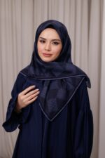 Mosaic Desen Soft Eşarp - Mavi - Görsel 2