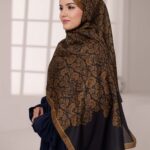 Nevra Desen Soft Şal - Bakır