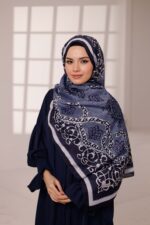 Rüveyda Premium Soft Şal - Lacivert - Görsel 3