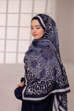 Rüveyda Premium Soft Şal - Lacivert - Görsel 2