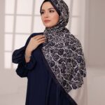 Nevra Desen Soft Şal - Krema