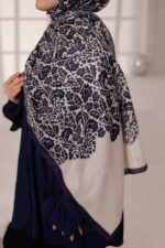 Nevra Desen Soft Şal - Krema - Görsel 2