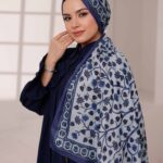 Alya Desen Soft Şal - Mavi