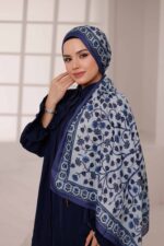 Alya Desen Soft Şal - Mavi