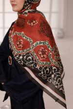 Rüveyda Premium Soft Şal - Kiremit - Görsel 6