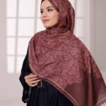 Nevra Desen Soft Şal - Gül Kurusu