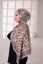 Alya Desen Soft Şal - Bej - Görsel 7