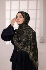 Alya Desen Soft Şal - Çimen Kahve - Görsel 6