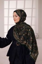 Alya Desen Soft Şal - Çimen Kahve - Görsel 3