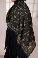 Alya Desen Soft Şal - Çimen Kahve - Görsel 8