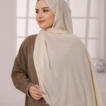 Organic Dubai Şal - Krema