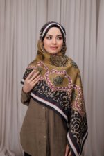 Rüveyda Premium Soft Şal - Yağ Yeşili