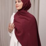 Organic Dubai Şal - Bordo