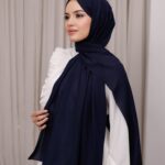 Organic Dubai Şal - Lacivert