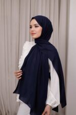 Organic Dubai Şal - Lacivert