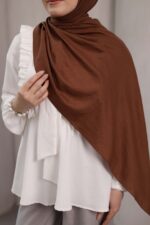 Organic Dubai Şal - Kiremit - Görsel 8