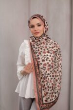 Alya Desen Soft Şal - Somon - Görsel 2