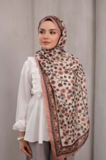 Alya Desen Soft Şal - Somon - Görsel 4