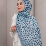 Alya Desen Soft Şal - Bebe Mavisi