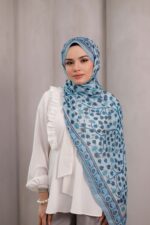 Alya Desen Soft Şal - Bebe Mavisi - Görsel 3