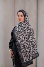 Alya Desen Soft Şal - Siyah - Görsel 4