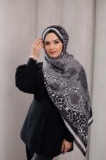 Rüveyda Premium Soft Şal - Gümüş - Görsel 4