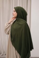 Organic Dubai Şal - Çimen - Görsel 5