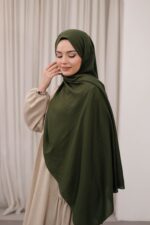 Organic Dubai Şal - Çimen - Görsel 6