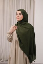 Organic Dubai Şal - Çimen - Görsel 4