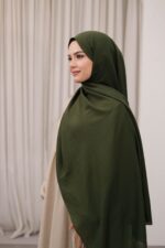 Organic Dubai Şal - Çimen - Görsel 2