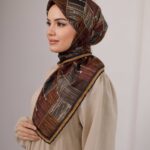 Nota Desen Soft Eşarp - Safran